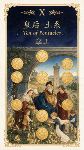 钱币十 Ten of Pentacles