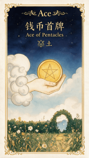 钱币首牌 Ace of Pentacles