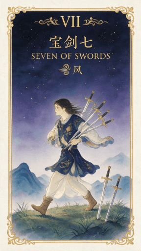 宝剑七 Seven of Swords