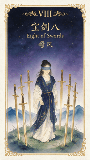 宝剑八 Eight of Swords