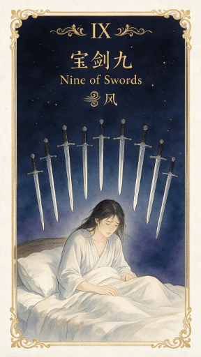 宝剑九 Nine of Swords