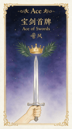 宝剑首牌 Ace of Swords
